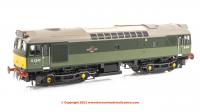 2543 Heljan Class 25/3 Diesel Locomotive number D5243 in BR Two Tone Green livery with small yellow panels